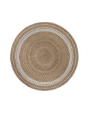 Jutz JZ09 Natural White Yuvarlak Doğal Jüt Kilim