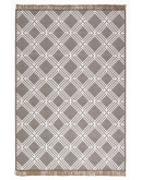 Kilimon KM 02 Beige Cream Çift Taraflı Yıkanabilir Pamuklu Kilim
