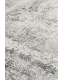 Lima LM02 Grey Çerçeve Desen Yumuşak Dokulu Salon Makine Halısı