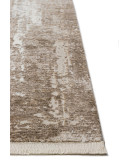 Lima LM03 Beige Çerçeve Desen Yumuşak Dokulu Salon Makine Halısı