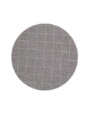Mood MO 01 Grey İskandinav Desenli Kaydırmaz Yuvarlak Dokuma Kilim