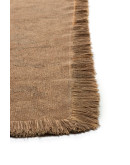 Rustik RS 01 Beige Dört Tarafı Saçaklı Pamuklu Yıkanabilir Kilim
