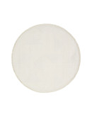 Sidney SDY03 Cream Yuvarlak Pelüş Dokulu Salon Makine Halısı