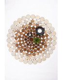 Style ST 01 Beige Cream 02 Hakiki Patchwork Deri Halı