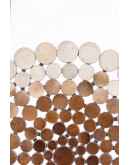 Style ST 01 Beige Cream 02 Hakiki Patchwork Deri Halı