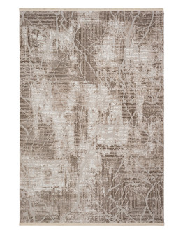 Vega VG03 Beige Mermer Desenli Yumuşak Salon Makine Halısı