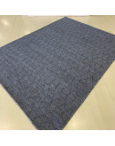 Nepal Sisal Mavi Kesme Halı 6049